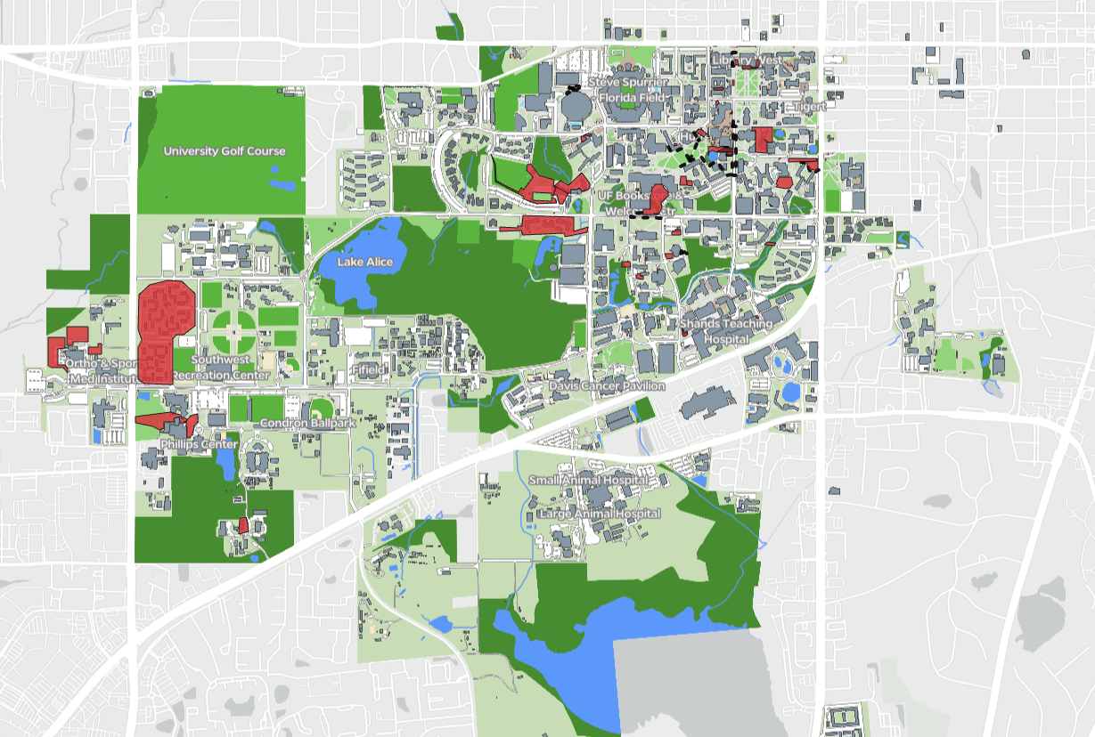 University of Florida Campus Map - UF Gainesville
